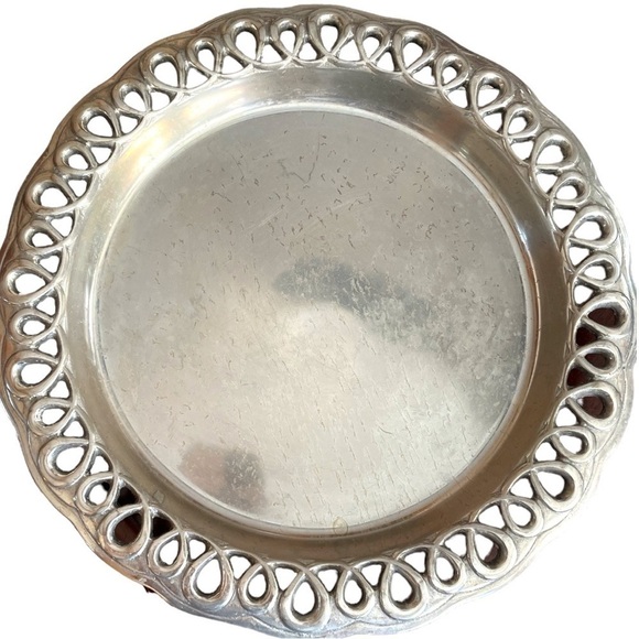 WILTON Armetale pewter tray, oven safe, food safe - Picture 4 of 6